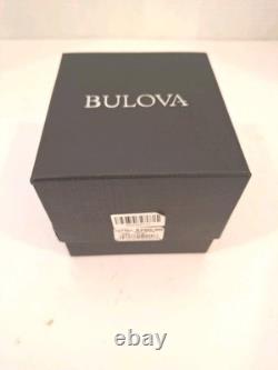 New Old Stock Men's Bulova 2 Tone Watch Double Platinum 98A150-New Battery