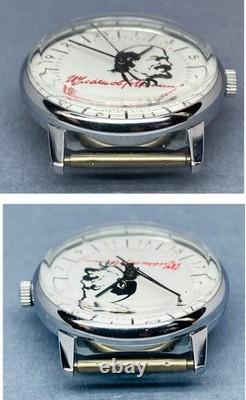 New Old Stock (NOS) 1980 Raketa Lenin 24-Hour Polar Wristwatch PChZ