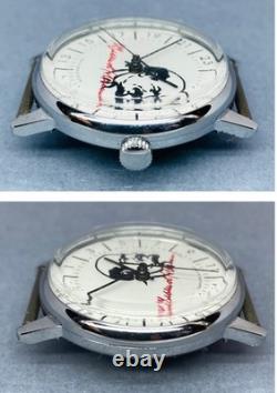 New Old Stock (NOS) 1980 Raketa Lenin 24-Hour Polar Wristwatch PChZ