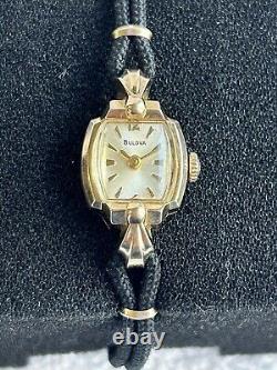 New Old Stock NOS Bulova Dolly Madison 1954 10K Gold Plated 21 Jewels Serviced