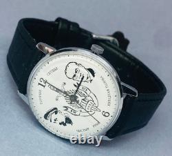 New Old Stock (NOS) Vintage 1990 Raketa KGB-Themed Wristwatch Petrodvorts New Old Stock (NOS) Vintage 1990 Raketa KGB-Themed Wristwatch Petrodvorts