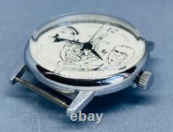 New Old Stock (NOS) Vintage 1990 Raketa KGB-Themed Wristwatch Petrodvorts