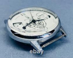 New Old Stock (NOS) Vintage 1990 Raketa KGB-Themed Wristwatch Petrodvorts