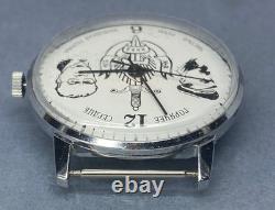 New Old Stock (NOS) Vintage 1990 Raketa KGB-Themed Wristwatch Petrodvorts New Old Stock (NOS) Vintage 1990 Raketa KGB-Themed Wristwatch Petrodvorts