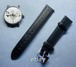 New Old Stock (NOS) Vintage 1990 Raketa KGB-Themed Wristwatch Petrodvorts