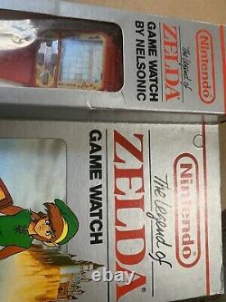 New Old Stock Nelsonic Unused Nintendo Red Legend of Zelda Game Watch