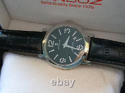 New Old Stock, Nice Rare Sandoz, All Swiss Made, 1989, Eta Swiss Quartz, Box