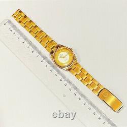 New Old Stock OLMA Swiss Gold Plated 5mic Auto Date 33mm Watch 25J ETA 2824-2