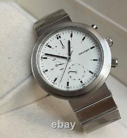 New Old Stock Orient Chronograph Men's Watch Date 2. Time 37Mm Stainless Steel