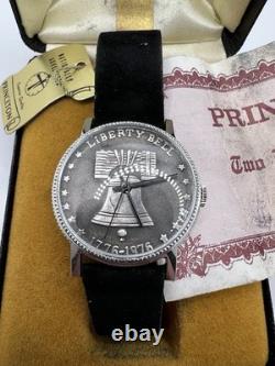 New Old Stock Princeton 1776 1976 Bicentennial Mechanical Liberty Bell Watch