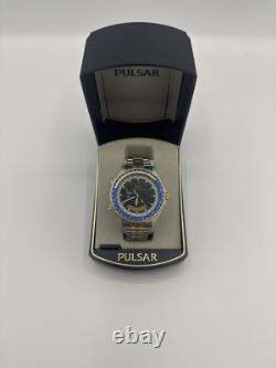 New Old Stock Pulsar Chronograph Analog Digital Luminescent Quartz Wristwatch