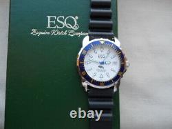 New Old Stock, Rare Esquire-movado Submersible 333, Swiss Made, 1983, Quartz, Box