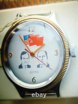 New Old Stock, Rare Vintage, 1991 Vostok-ussr-usa 17 Jewels Man. Movement, Gp/ss