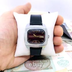 New Old Stock Rare Watch Raketa Big TV Watch 2628 Soviet 1970 USSR Service