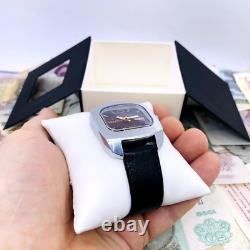New Old Stock Rare Watch Raketa Big TV Watch 2628 Soviet 1970 USSR Service