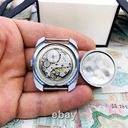 New Old Stock Rare Watch Raketa Big TV Watch 2628 Soviet 1970 USSR Service