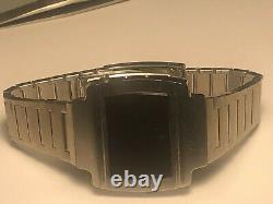 New Old Stock Sanyo Red Led Men's Digital Wristwatch For Repair