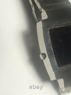 New Old Stock Sanyo Red Led Men's Digital Wristwatch For Repair