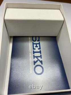 New Old Stock Seiko Men's Quartz Watch Black With Gold Tone Accents SGEA03