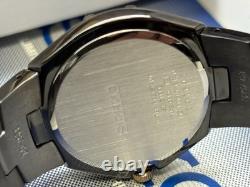 New Old Stock Seiko Men's Quartz Watch Black With Gold Tone Accents SGEA03