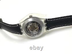 New Old Stock Swatch Irony Automatic Diaphane Skeleton Men's Watch