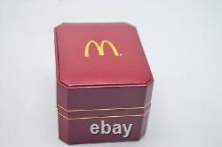 New Old Stock Teakwood McDonalds Quartz Watch in Box Executive Owned Vintage