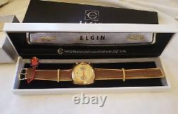 New Old Stock Vintage 1970's Elgin Chronograph with Box & Papers Valjoux 7734