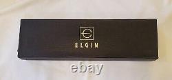 New Old Stock Vintage 1970's Elgin Chronograph with Box & Papers Valjoux 7734