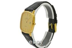 New Old Stock Vintage Bulova 1100 Quartz Gold Plated Midsize Dress Watch 1967