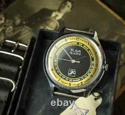 New-Old-Stock! Vintage Men's watch quartz GLORY (Slava). Quartz watch