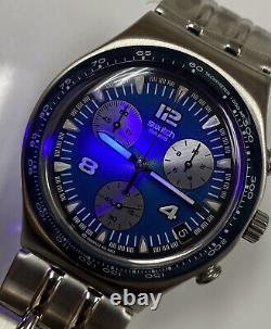 New Old Stock Vintage Swatch Irony Tachymeter YCS443G Highflyer