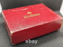 New Old Stock Vintage Zodiac Ladies Watch Day/Date Quick Set Calendar Light