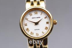 New Old Stock with Tag PIERRE CARDIN Sapphire PC5041 Gold Bracelet Quartz Ladies