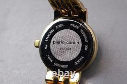 New Old Stock with Tag PIERRE CARDIN Sapphire PC5041 Gold Bracelet Quartz Ladies