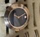 New Old stock 1970s Mint LUCERNE Black Face With Rhinestone Windup Watch