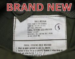 New Small Us Military Fishtail Parka Jacket Army M65 Extreme Cold Genuine Od Nos