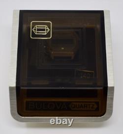 New Vintage 1978 Mens Bulova Quartz Chronograph LED Digital Wristwatch NOS