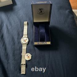 New With Tags Vintage Seiko/Lorus SUPER RARE Mickey & Donald Old Stock Watch