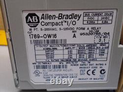 New old Stock 1769-OW16 Allen Bradley Compact I/O Relay Output 1769-0W16 N135