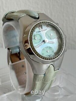 New old stock Bruno Banani Chronograph zircon Bezel 50 Stone Ladies Watch CC2700