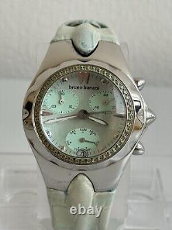 New old stock Bruno Banani Chronograph zircon Bezel 50 Stone Ladies Watch CC2700