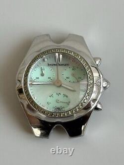 New old stock Bruno Banani Chronograph zircon Bezel 50 Stone Ladies Watch CC2700