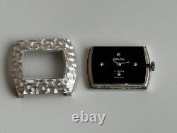 New old stock FELCA RECTANGLE White Gold Plated Ladies Manual Winding 60's 2559