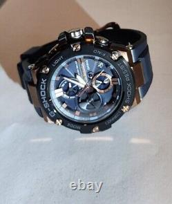 New old stock G-SHOCK G-Steel GSTB100G2A Wrist Watch Rose Gold-Blue Beautiful
