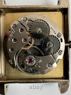 New old stock TRESSA Tank zircon Dial Manual Winding Watch 1960's 315