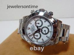 New, unworn Rolex SS Daytona white dial New Old Stock! M serial box/papers