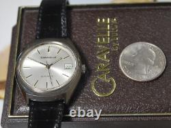 Nice NOS 1970 CARAVELLE by Bulova 17J Automatic Men's Watch withBox