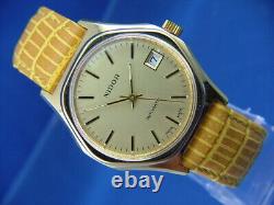 Nidor Automatic Watch Circa 1970s Swiss Retro Vintage New Old Stock Cal MSR P26