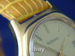 Nidor Automatic Watch Circa 1970s Swiss Retro Vintage New Old Stock Cal MSR P26