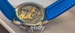 Nivrel Rare (#40/50) NOS decorated Landeron 248 Chronograph. Box, Papers, OEM band